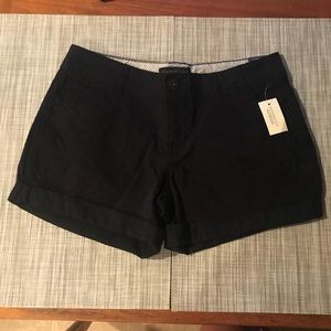 🔸NWT Black Aeropostale Twill Midi Shorts